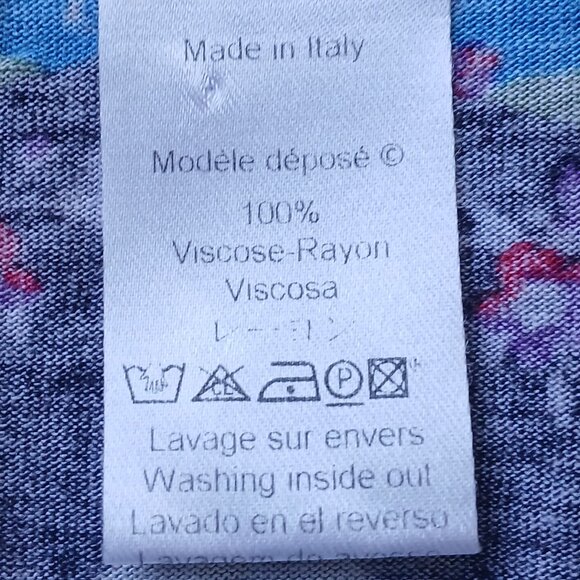 CHRISTIAN LACROIX France Long Sleeves Top Size Small Made in Italy 1990s - Picture 6 of 13